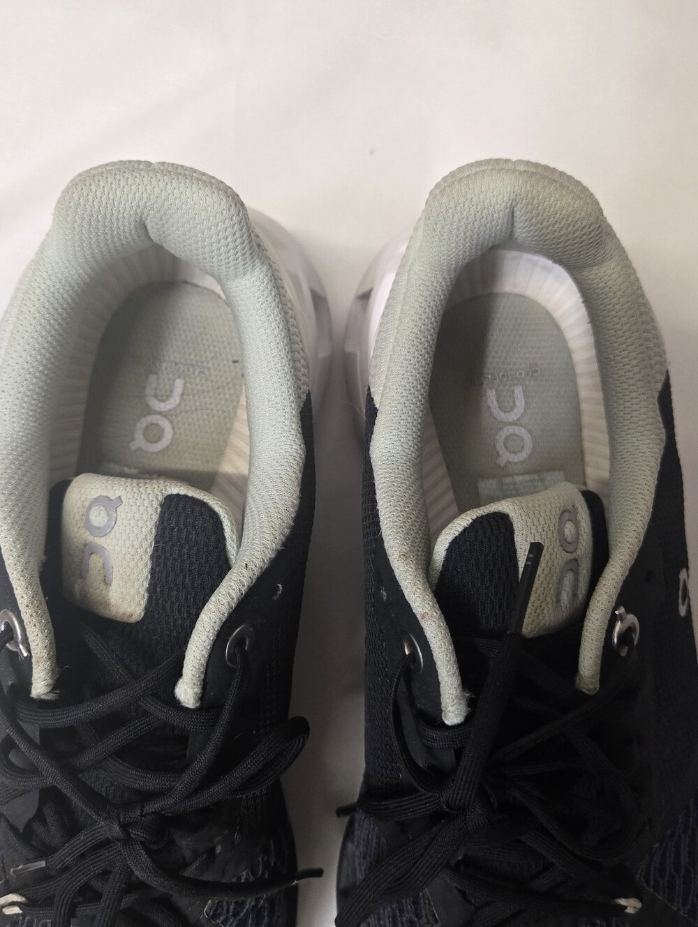 On Cloud Cloudflyer 4 Womens 7.5 Black Mint Green Running Sneakers Active Shoes - Picture 6 of 9
